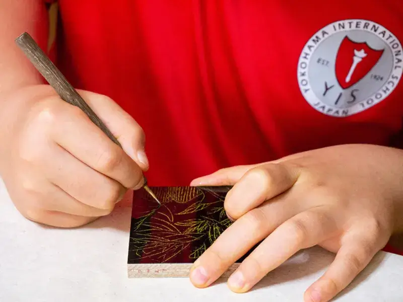 At YIS students explore arts activities in a variety of ways
